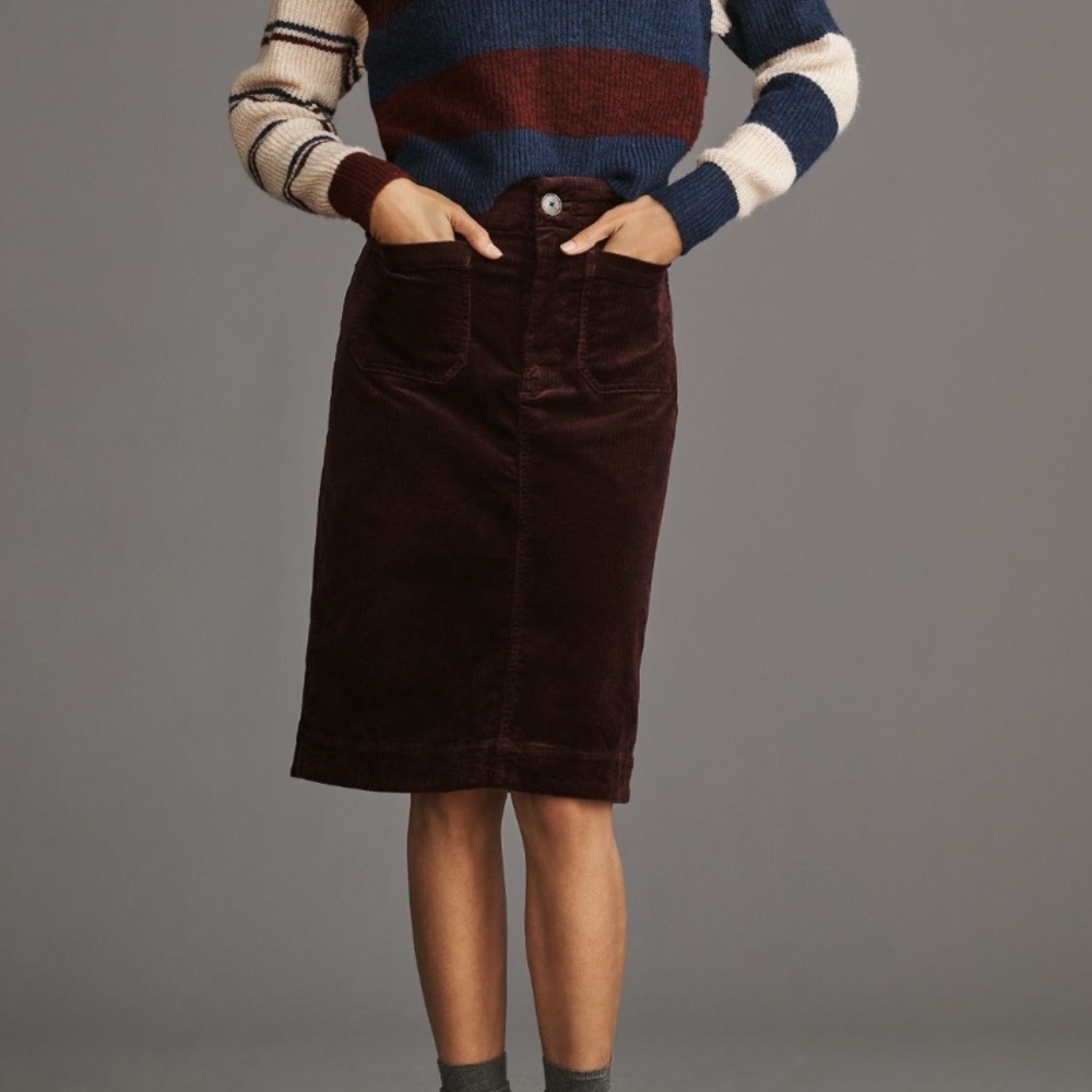 The Colette Corduroy Skirt by Maeve